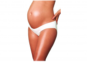 CANPOL BABY Majtki ciążowe pod brzuch, rozmiar S, białe