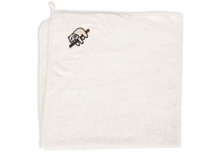 Ręcznik z kapturkiem dla niemowlaka, okrcyie Tencel 100/100 CEBA BABY