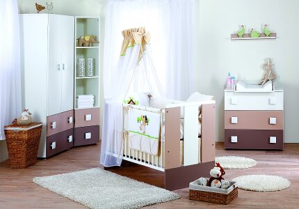 Zestaw mebli PAULA LATTE firmy KLUPŚ