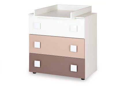 KLUPŚ Komoda z przewijakiem PAULA latte