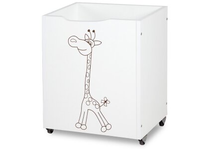 pojemnik na zabawki SAFARI ŻYRAFKA BIAŁY