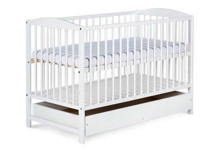 KLUPŚ Łóżeczko RADEK II z szufladą 120x60