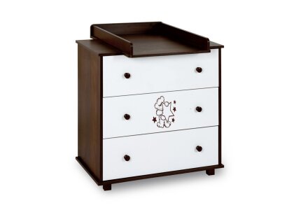 Komoda z przewijakiem SAFARI MIŚ Z GWIAZDKAMI