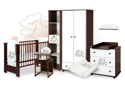 Zestaw mebli SAFARI MIŚ Z GWIAZDKAMI 120x60 firmy KLUPŚ