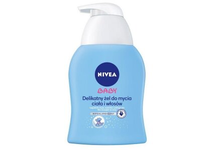NIVEA BABY delikatny żel do mycia ciała i włos&oacute;w 500 ml