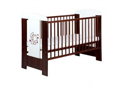 Łóżeczko 120x60 SAFARI MIŚ Z GWIAZDKAMI