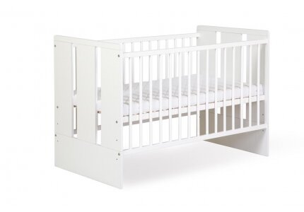 Łóżeczko 120x60 PAULA BIAŁA