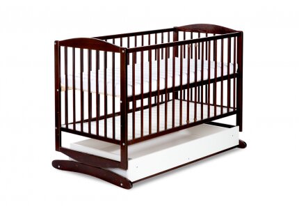Łóżeczko 120x60 RADEK KOŁYSKA z pojemnikiem na pościel